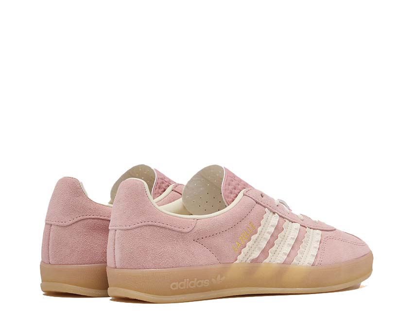 Adidas Gazelle Indoor W Wonder Mauve sole — flat rubber outsole