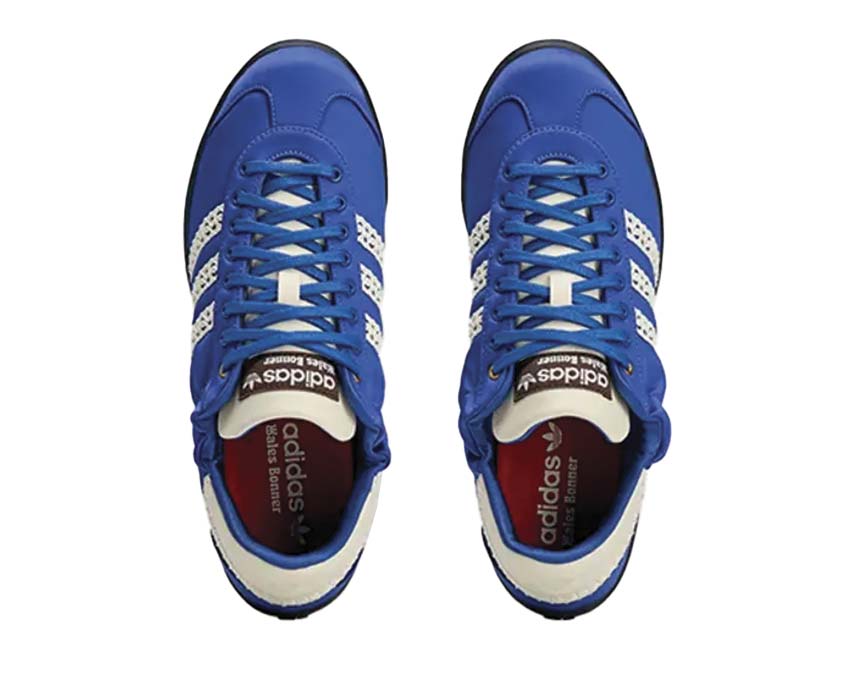 Adidas Karintha x Wales Bonner Low Satin Blue suola — suola piatta leggera