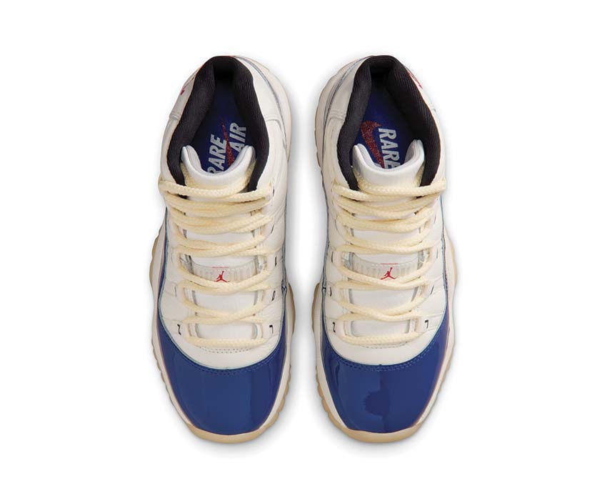 Air Jordan 11 Retro GS Rare Air navy — top view basketball culture retro OG sneakers