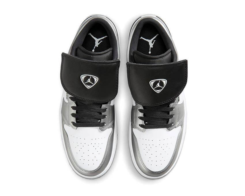 Air Jordan 1 Low SE Tiempo semelle — caoutchouc blanc basketball sneaker homme