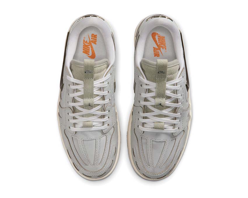 Air Jordan 1 Method of Made Low V3 Bianco Summit vista posteriore — sneakers donna hype retro