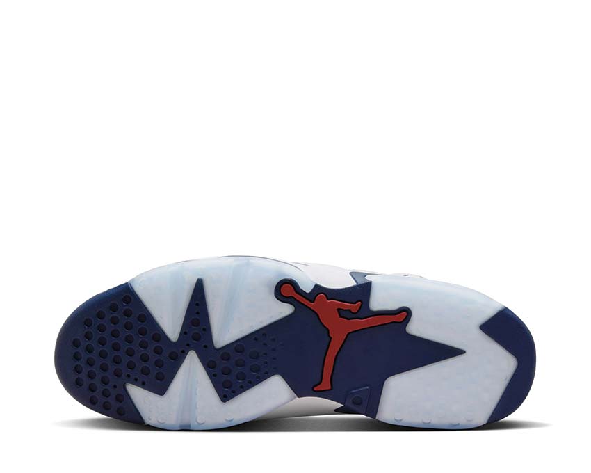 Jordan Air Jordan 6 Retro Carmine White Red Navy — Vorderansicht Herren
