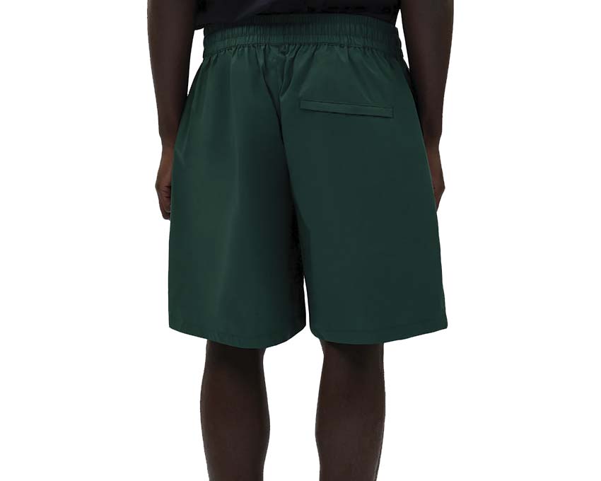Arte Birds Logo Shorts Verde dettaglio — stampa uccelli firma Arte