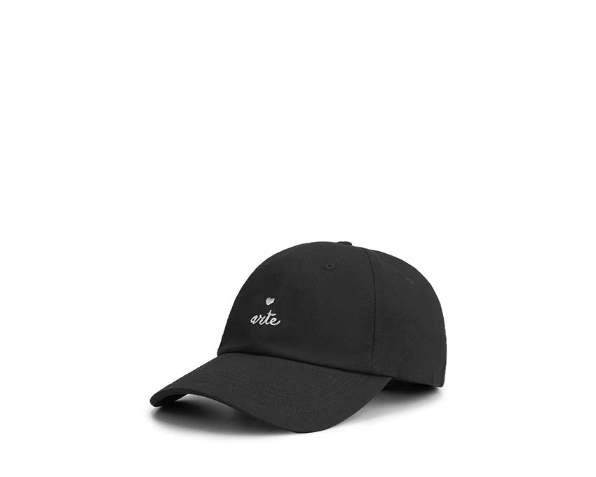 Arte Heart Logo Cap Black — gorra unisex logo corazón bordado streetwear