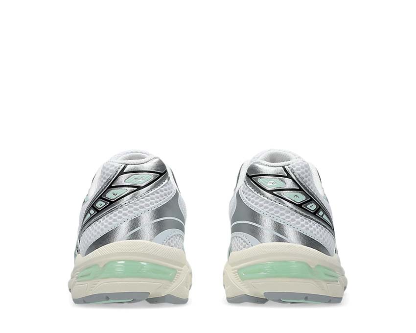 Asics Gel 1130 Mint Tint White/Mint Tint Detail — Mesh und Mint Vintage-Wildleder