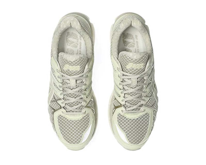 Asics Gel Kayano 20 Fossil détail — cuir synthétique mesh