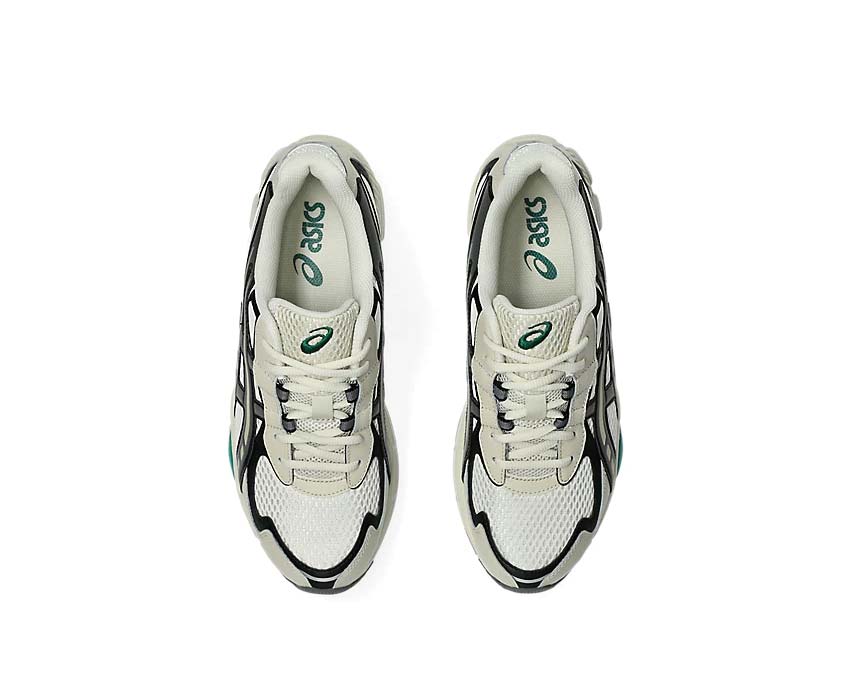 Asics Gel NYC 2055 Pale Oak/Truffle Grey rear view — Gel cushioning platform