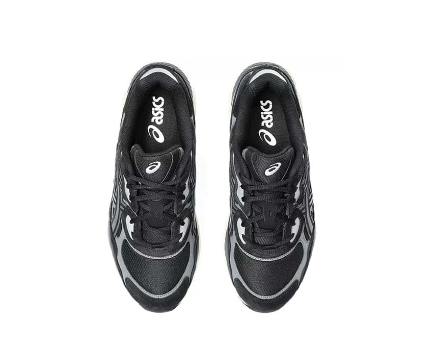 Asics Gel NYC Black/Black vista posteriore — ammortizzazione Gel tallone vintage