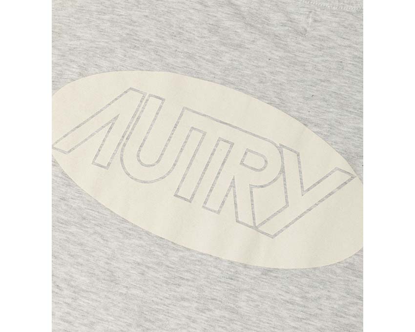 Autry T-Shirt Main Cotton Light Blue mannequin — t-shirt porté bleu ciel