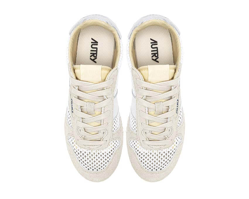 Autry Windspin Low dos — talon Windspin Low mesh cuir