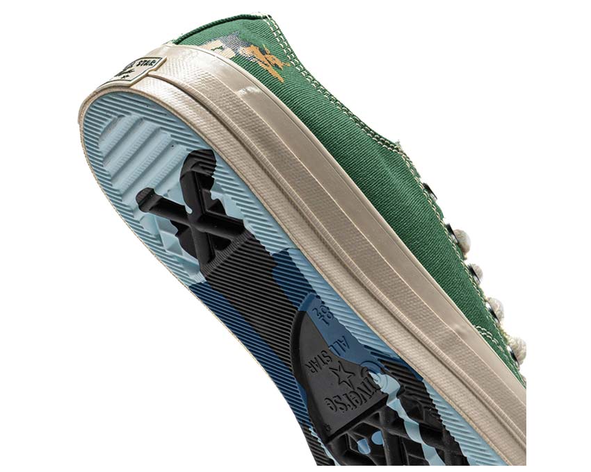 Converse Golf Le Fleur Chuck 70 OX On The Greens dettaglio — motivo golf