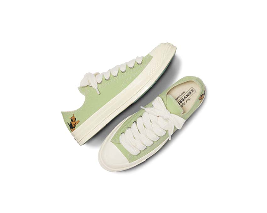 Converse x Golf Le Fleur CT70 OX Margarita detail — Golf Le Fleur flowers