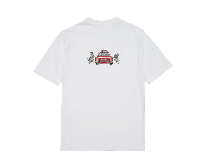 Edmmond Studios Holiday Auto White Seitenansicht — Auto-Motiv Rücken