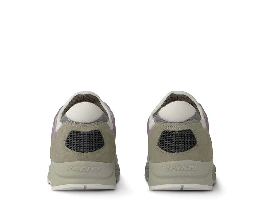 Karhu Aria 95 Dawn Blue/Orchid Petal détail — coloris Dawn Blue et Orchid Petal