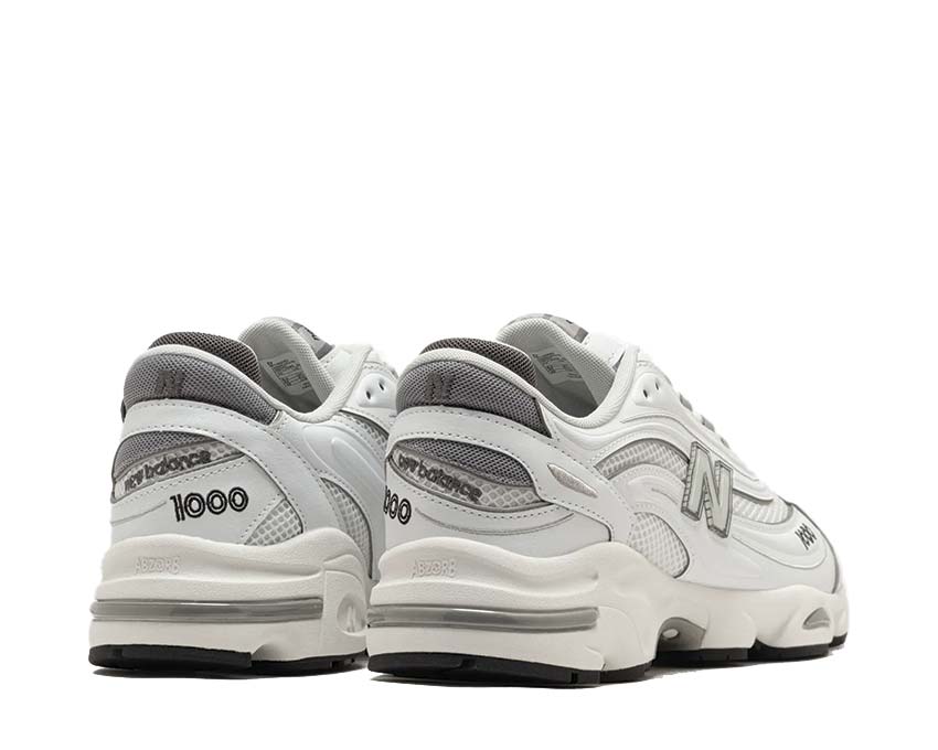 New Balance 1000D White suola — EVA bianco grip trail