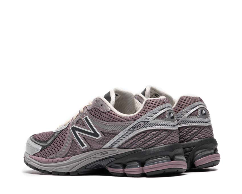 New Balance 860v2 Ice Wine Starlight détail — coloris Ice Wine exclusif