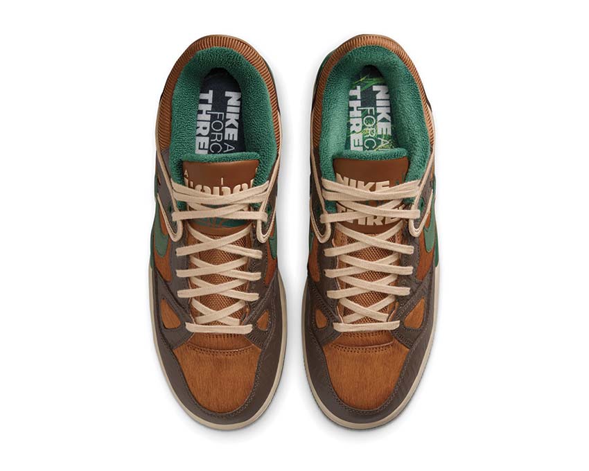 Nike Air Force 3 Low SP Nigo Baroque Brown — Dreiviertelansicht