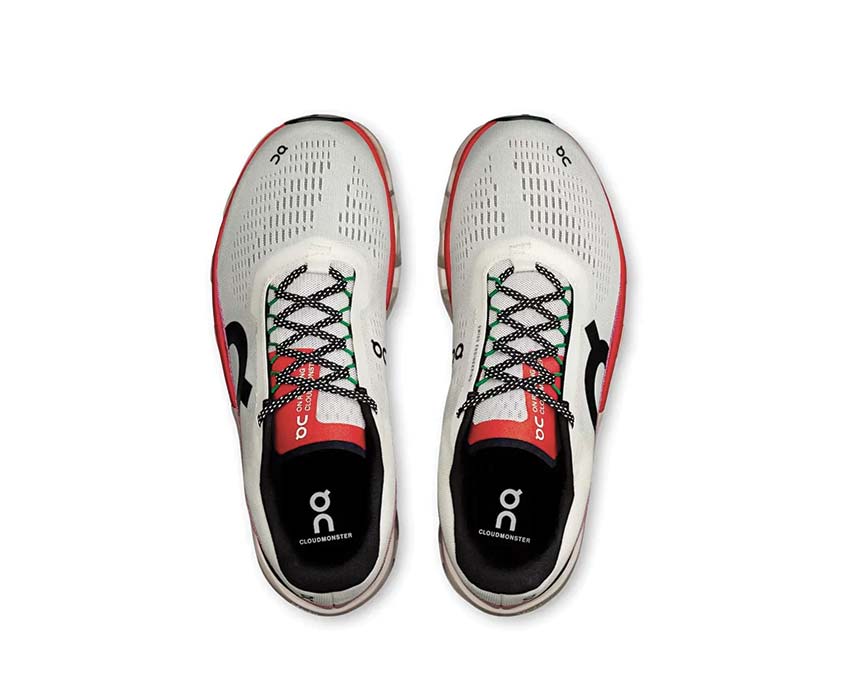 On Cloudmonster 2 Ivory/Silver Detail — Mesh-Obermaterial Herren-Laufschuh