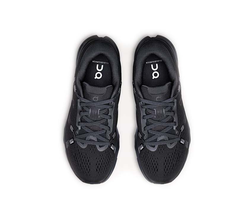 On Cloudsurfer 2 W Black detail — breathable mesh women's running