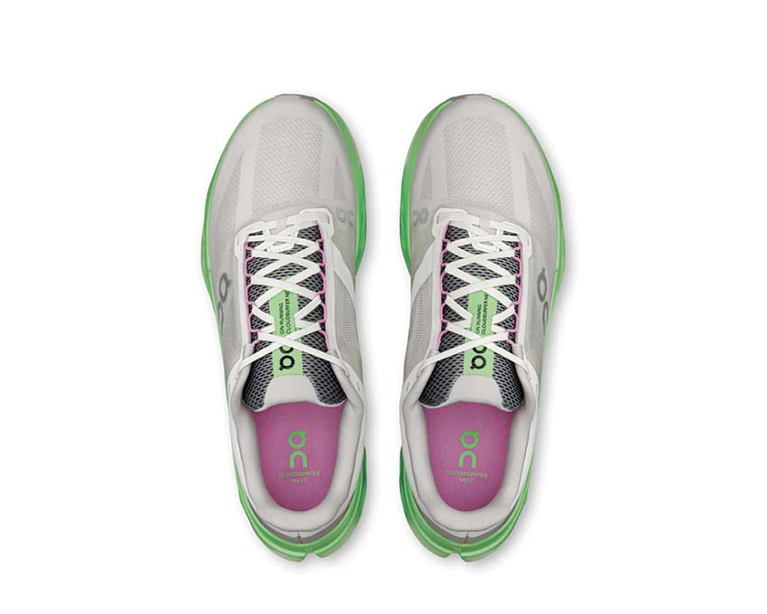 On Cloudsurfer Next Wolf/Honeydew sole — CloudTec responsive running