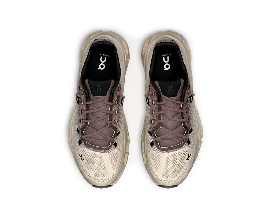 On Cloudtilt W Clove/Sand dettaglio — tomaia mesh sneaker donna