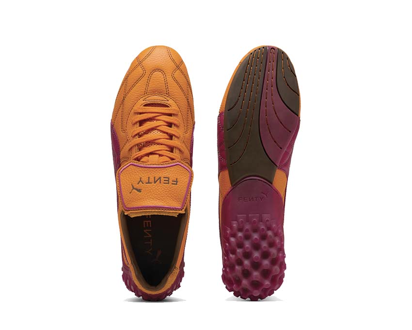Puma x Fenty Avanti LS Pumpkin Pie dettaglio — lacci Fenty by Rihanna