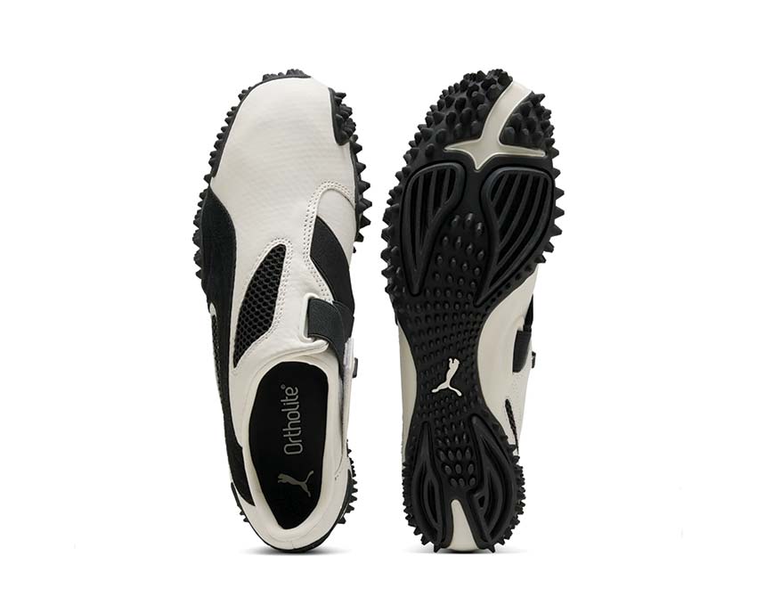 Puma Ur Mostro Warm White détail — logo Puma Mostro