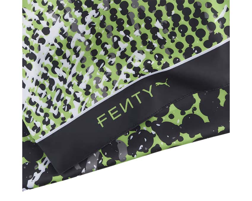 Puma x Fenty Écharpe Vert dos — dos écharpe vert électro Fenty x Puma