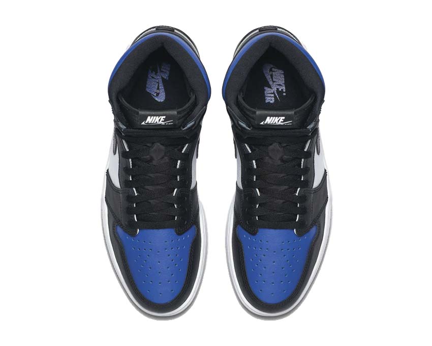 Air Jordan 1 Retro High OG Game Royal Detail — perforiertes Leder Königsblau