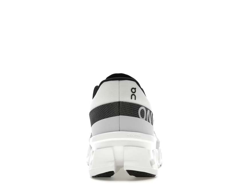 On Cloudmonster 2 W Frost détail — Speedboard nylon running femme blanc
