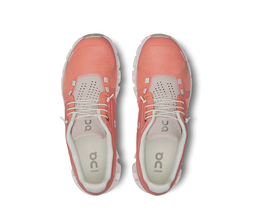On Cloud 5 W Flamingo/Pearl Detail — atmungsaktives Mesh Damen-Laufschuh