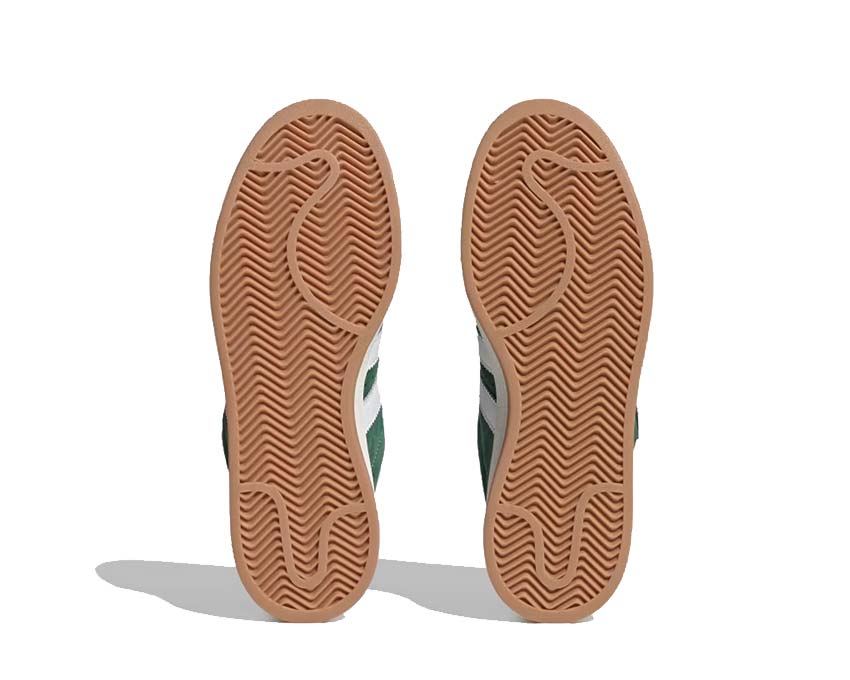 Adidas Campus 00s Dark Green — vista trasera talón Cloud White