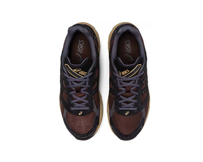 Asics Gel 1130 Coffee Black Detail — Premium-Material