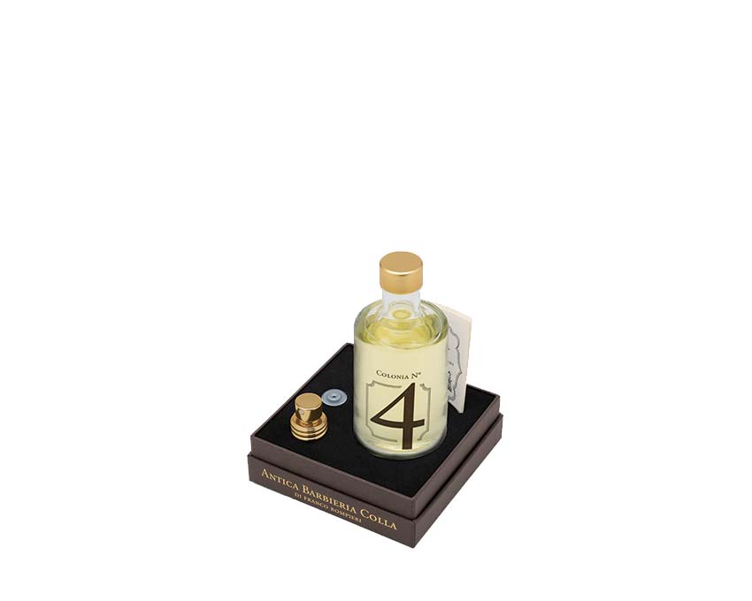 Antica Barbieria Colla Colonia N·4 flacon — cologne premium barbier historique Milan