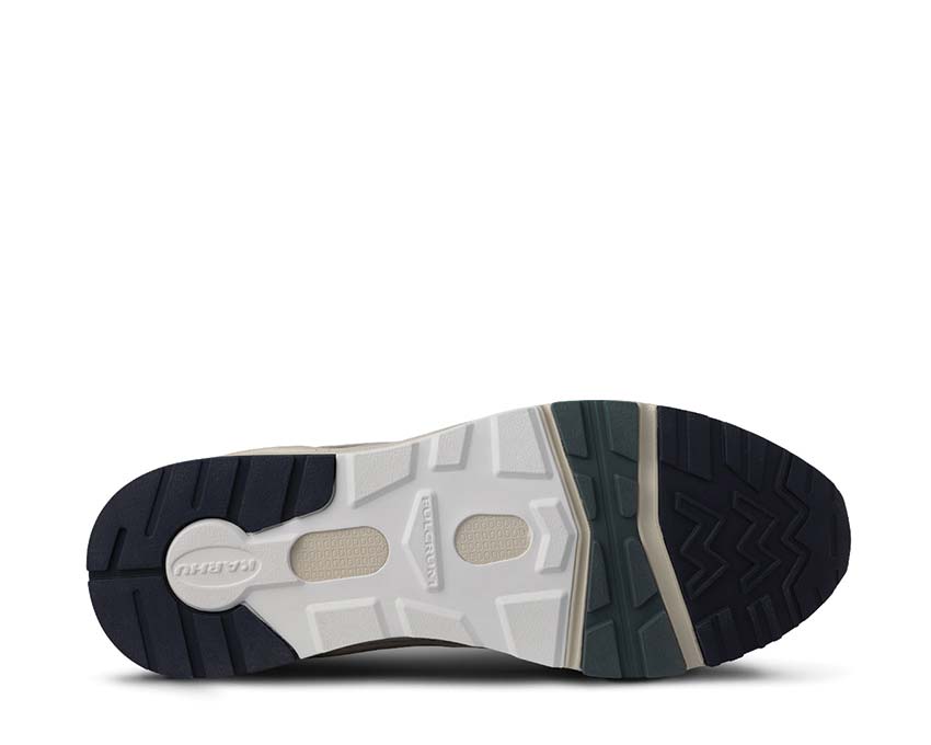 Karhu Fusion 2.0 Lily White/Surf Spray detalle — acento Surf Spray