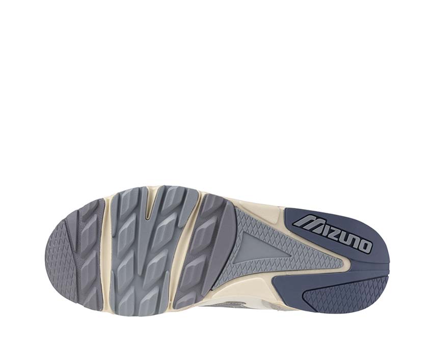 Mizuno Sky Medal Beta White Sand/Quicksilver Detail — Premium Obermaterial Konstruktion