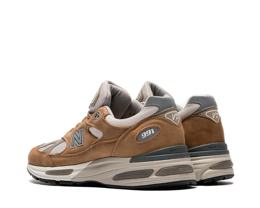 New Balance 991 V2 Made in UK Coco Mocca Sohle — ENCAP Dämpfung