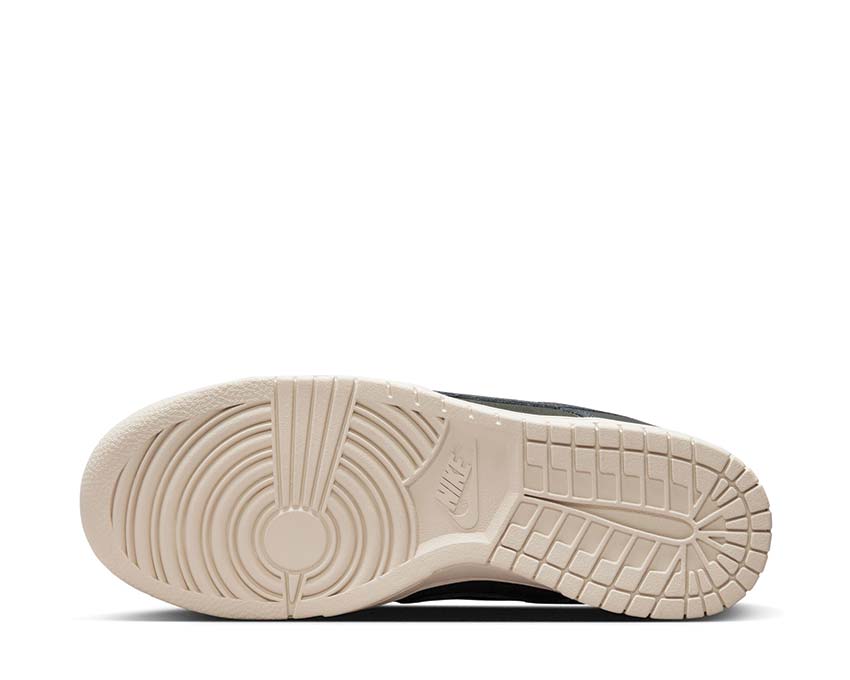 Nike Dunk Low Retro PRM Sequoia — vue arrière LT Orewood BRN