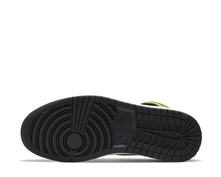 Jordan Air Jordan 1 Retro High OG Volt — trasera amarillo y negro