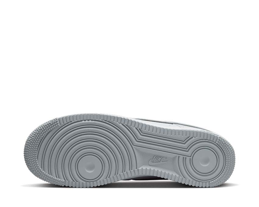 Nike Air Force 1 '07 White Wolf Grey — rear view men's sneaker