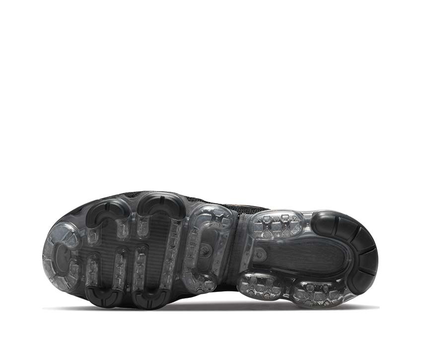 Nike Air Vapormax Flyknit 3 Black Total Orange — Untersicht