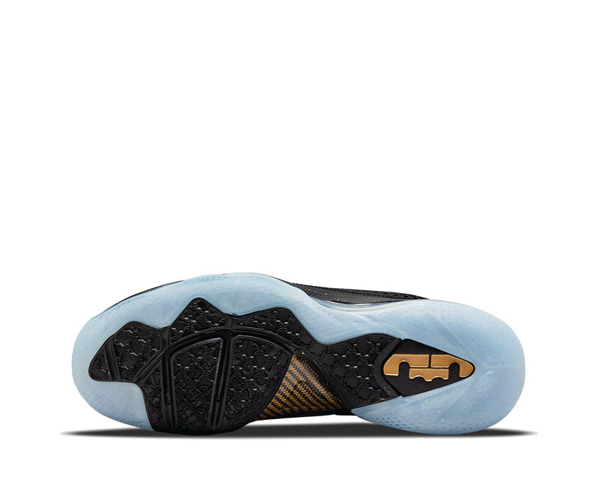 Nike Lebron IX Black Metallic Gold Detail — schwarz-goldener metallischer Schaft