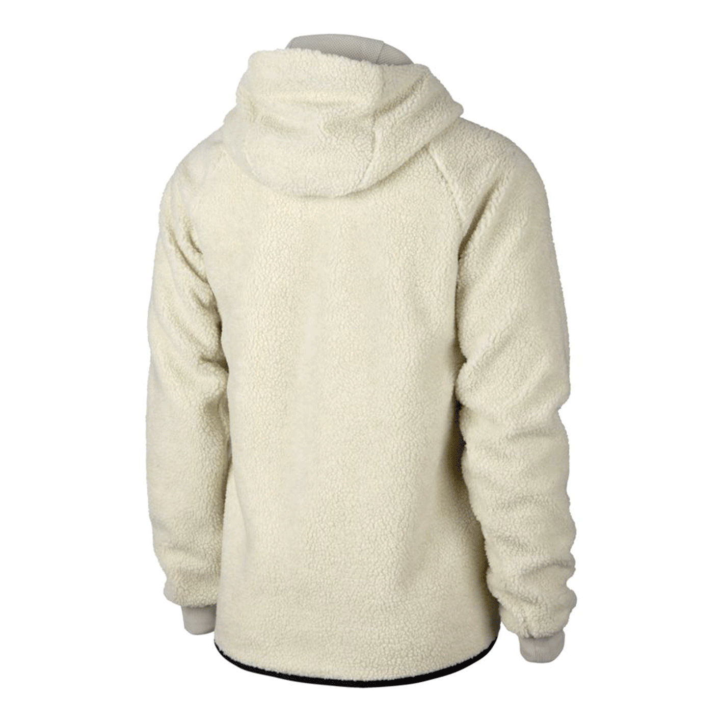 Nike Windrunner Tech Fleece Sherpa Detail — gefütterter Sherpa-Stoff