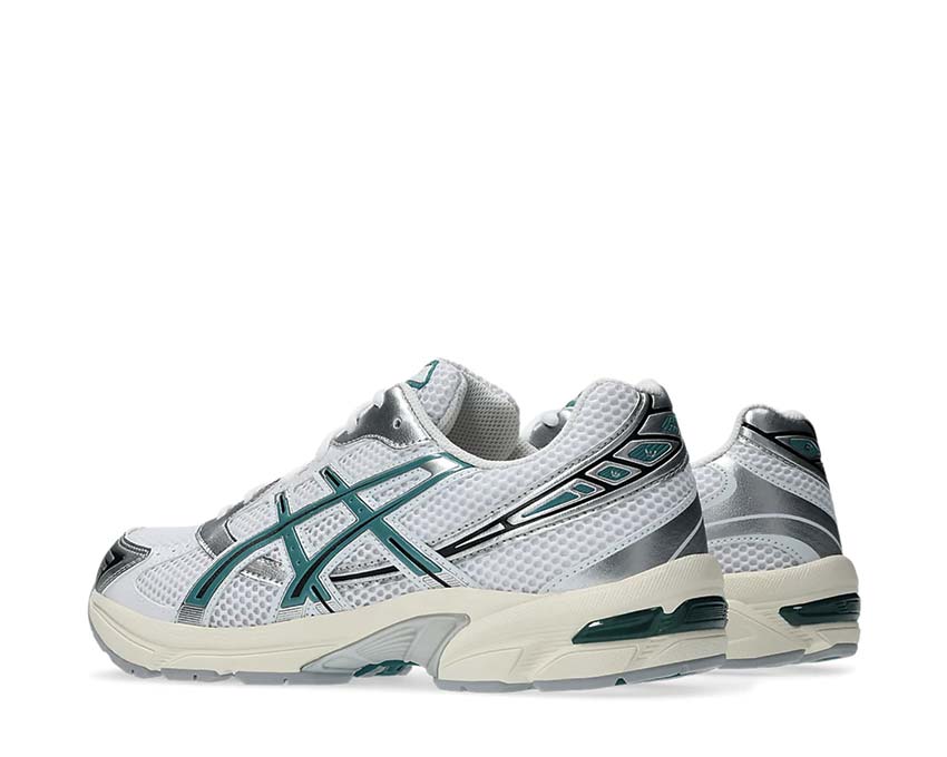 Asics Gel 1130 White/Rainy Lake semelle — amorti Gel rétro 90s