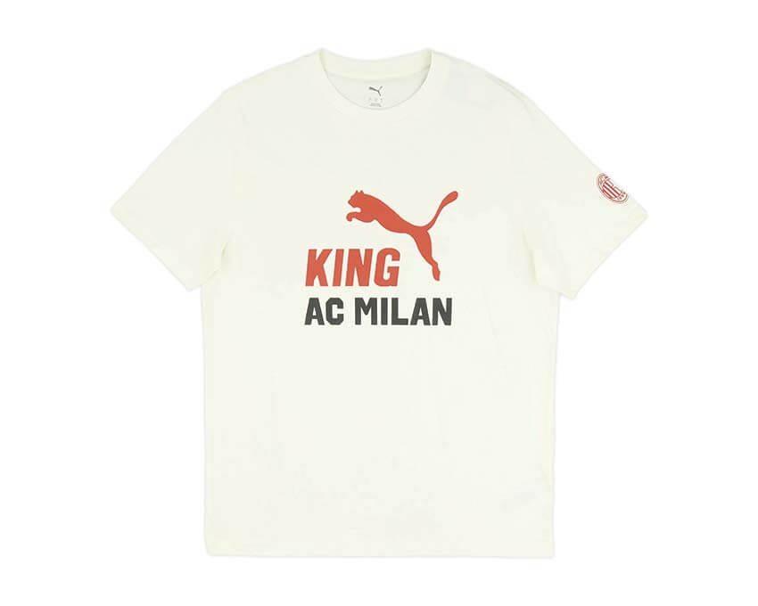 Puma AC Milan KING Logo Tee — t-shirt logo AC Milan rouge noir Puma streetwear
