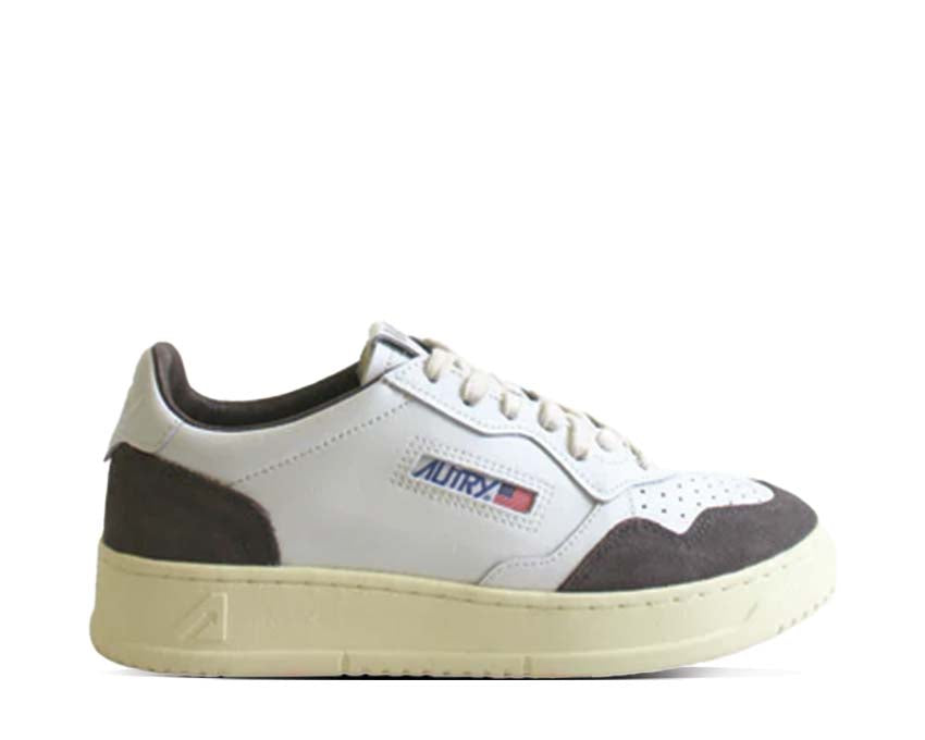Autry Medalist Low Cuir Naturel — sneakers femme cuir naturel premium lifestyle