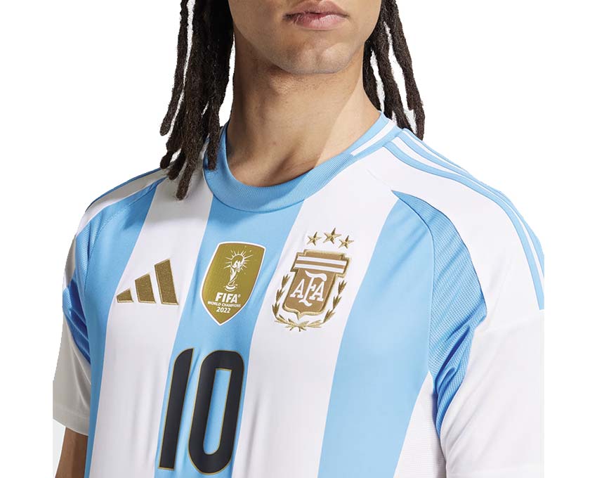 Adidas Maillot Argentine Messi blason AFA — jersey officiel domicile homme
