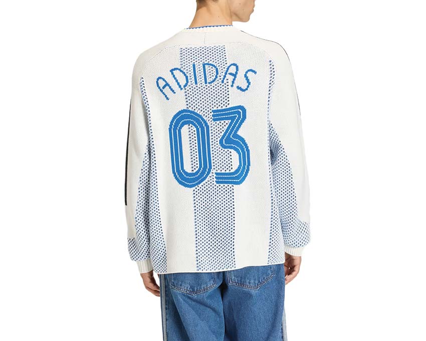 Adidas Adicolor Blokecore LS Pullover — vue dos col rond manches longues