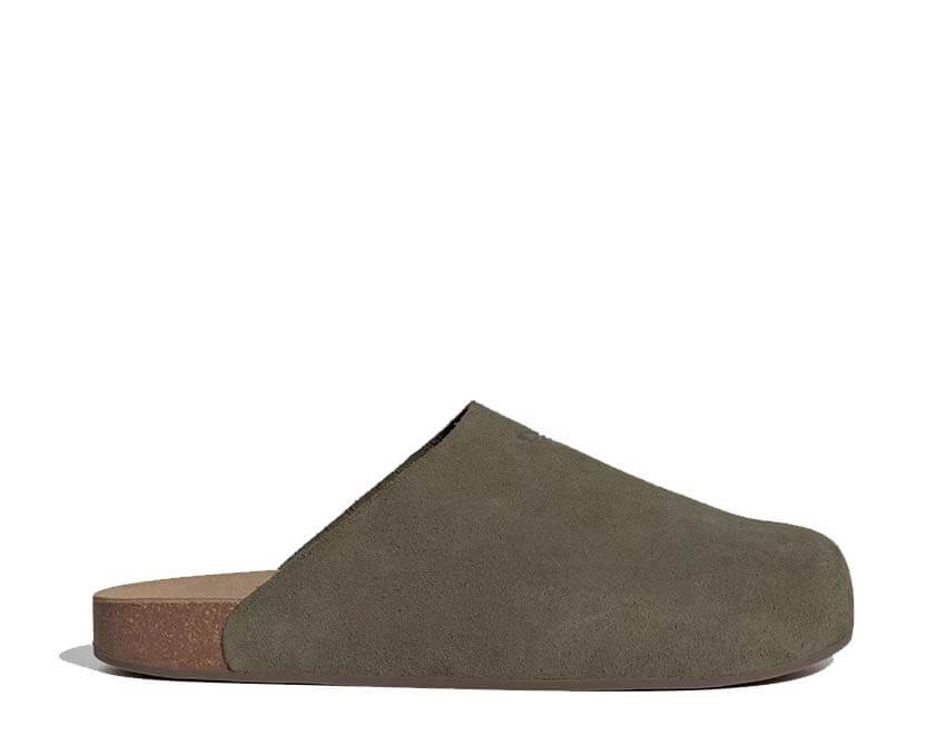 Adidas Adimule Olive Strata — mule femme sans lacets coloris olive tendance