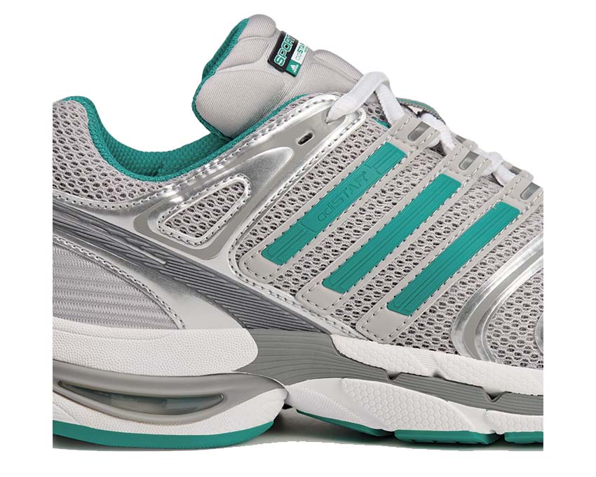 Adidas Adistar Control 5 x Sporty & Rich Bianco vista laterale — ammortizzazione Control 5